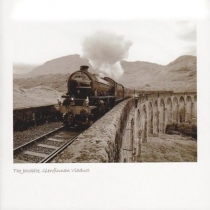 Jacobite Steam Train On Viaduct (Sepia)