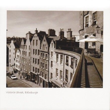 Victoria Street, Edin Old Town (Sepia)