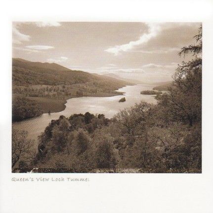 Queen's View, Loch Tummel (Sepia)