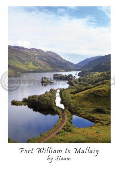 Fort William to Mallaig by Steam Postcard (VA6)