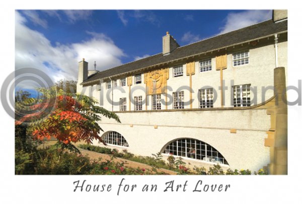 House for an Art Lover Postcard (H A6 LY)