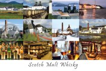 Scotch Whisky Composite Postcard (H A6 LY)