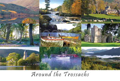 Around the Trossachs Postcard (HA6)