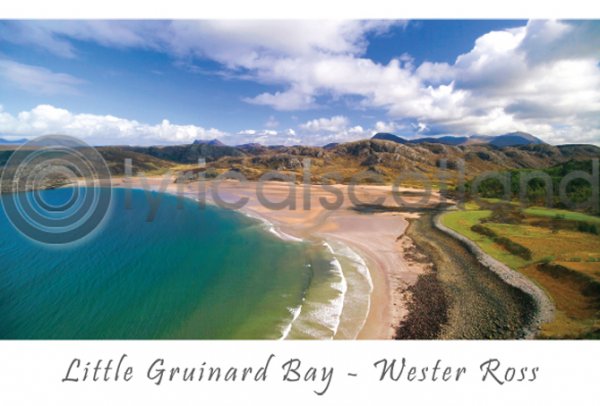 Little Gruinard Bay, Wester Ross Postcard (H A6 LY)