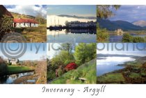 Inveraray, Argyll Composite Postcard (H A6 LY)