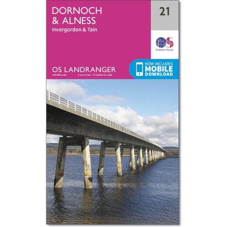 Landranger 21 Dornoch & Alness