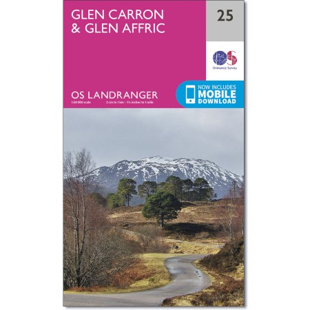 Landranger 25 Glen Carron & Glen Affric