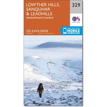 Explorer 329 Lowther Hills, Sanquhar & Leadhills