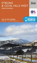 Explorer Map 366 Stirling & Ochil Hills West