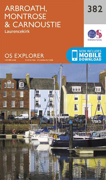 Explorer Map 382 Arbroath, Montrose & Carnoustie