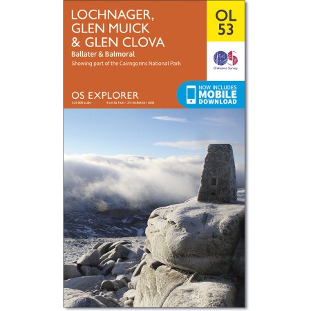 Explorer OL 53 Lochnagar, Glen Muick & Glen Clova (f.388