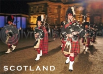 Scotland - Scottish Pipers Magnet (H)