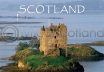 Scotland - Castle Stalker Landscape Magnet (H)