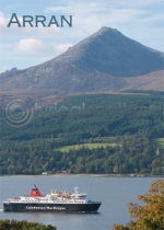 Arran - Ferry & Goatfell Magnet (V)