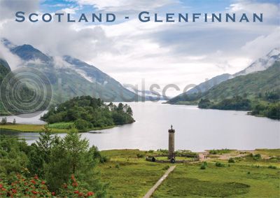 Scotland - Glenfinnan Monument Magnet (V)