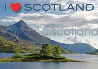 I Love Scotland - Loch Leven Magnet (H)