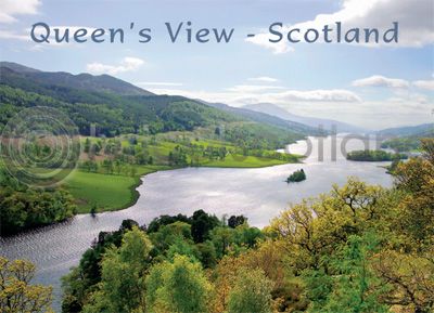 Scotland - Queen's View Loch Tummel Magnet (H)