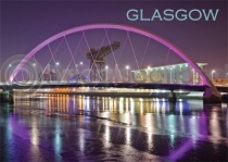 Glasgow - Clyde Arc & River Clyde Magnet (H)