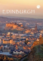 Edinburgh Castle Moonrise Magnet (V)