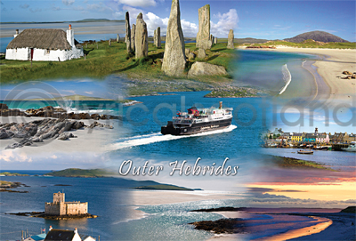 Outer Hebrides Fusion Postcard (HA6)