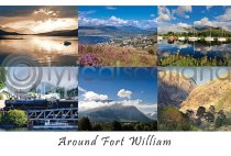 Around Fort William Composite Postcard (H A6 LY)