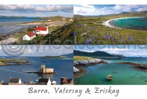 Barra - Barra, Vatersay & Eriskay Composite Postcard (HA6)