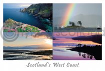 Scotland's West Coast Composite 2 Postcard (HA6)