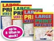 Word Search A5 Large Print - 4 Titles