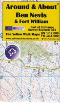 A&A Map Ben Nevis & Fort William