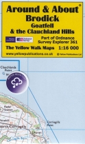 A&A Map Brodick, Goatfell & the Clauchland Hills & Walks