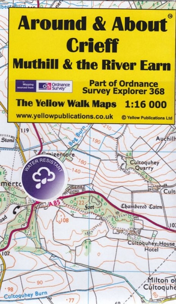 A&A Map Crieff, Muthill & the River Earn