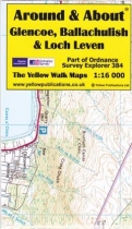 A&A Map Glencoe, Ballachulish & Loch Leven & Walks