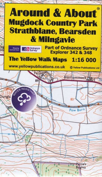 A&A Map Mugdock Country Pk, Strathblane, Bearsde & Milngavie