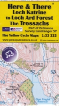 H&T Map Loch Katrine to Loch Ard Forest, Trossachs