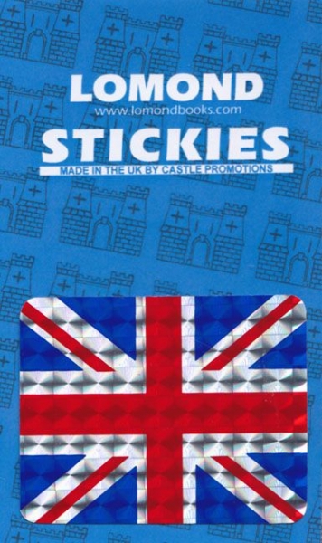 Union Jack Glitter Foil Small Stickies