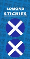 St Andrews Cross - Saltire Round x 2 Small Stickies