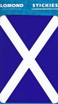 St Andrews Cross - Saltire Rectangle Large Stickies