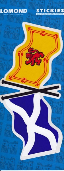 X-Flag St Andrews - Saltire & Lion Large Stickies