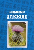 Thistle Scotland Rectangle Polydome Stickies