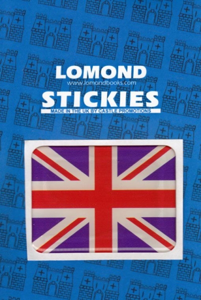 Union Jack Rectangle Polydome Stickies