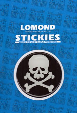 Skull & Crossbones Round Polydome Stickies