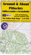 A&A Map Pitlochry, Killiecrankie & Grandtully & walks