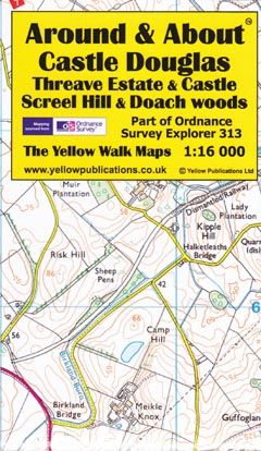 A&A Map Castle Douglas, Threave Est & Castle, Screel Hill