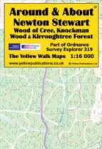 A&A Map Newton Stewart, Wood of Cree, Knockman, Kirroughtree